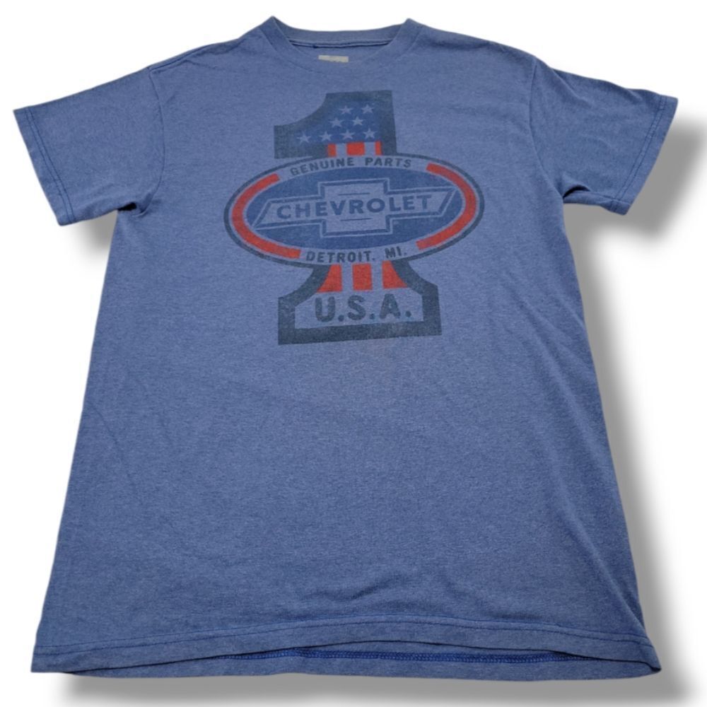 Chevrolet Shirt Size Medium Gm General Motors #1 Chevrolet Genuine Parts Graphic